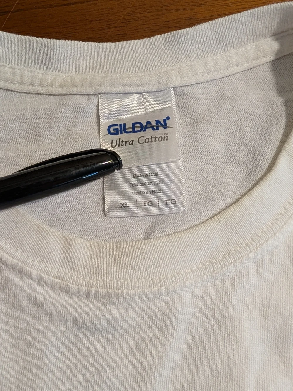Border Bar Int'l Falls, MN, Gildan White Tee with Red Flaming Devil Graphic